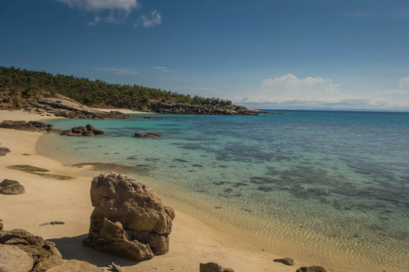 Schöne Meeresküste auf Lizard Island, Australien.