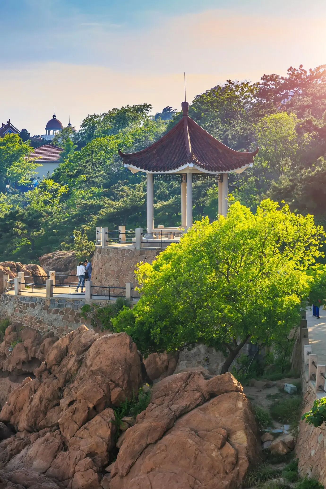 Reise, Stadtbild, urbane Landschaft, Kirchen, Spiegelung